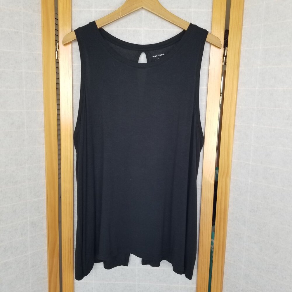 Halogen Black Sleeveless Tank Top Size XL